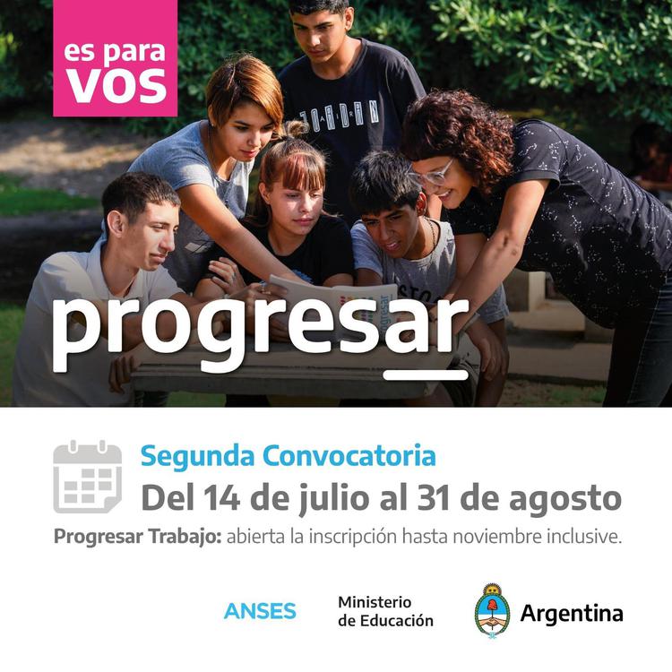 Segunda convocatoria de inscripción para las becas Progresar 2023 1