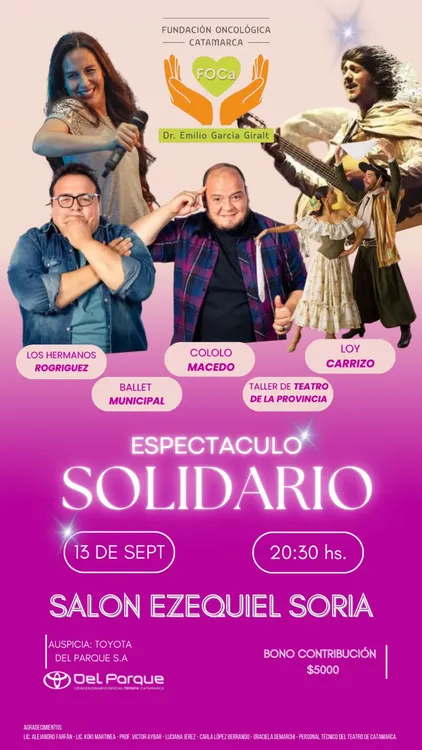 Espectáculo solidario