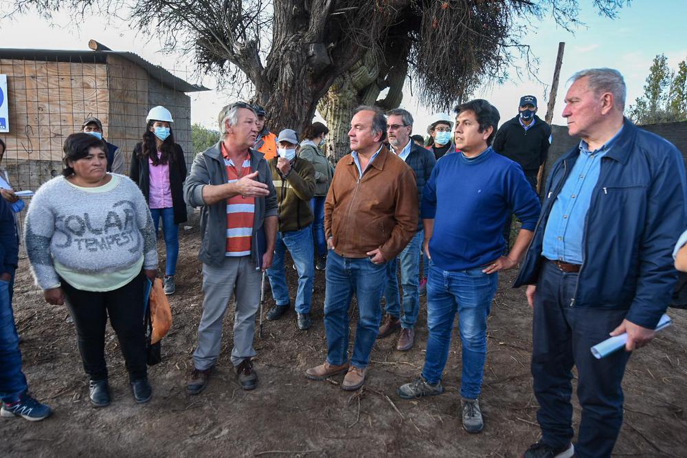 Recorren obras de agua potable en Santa María 4