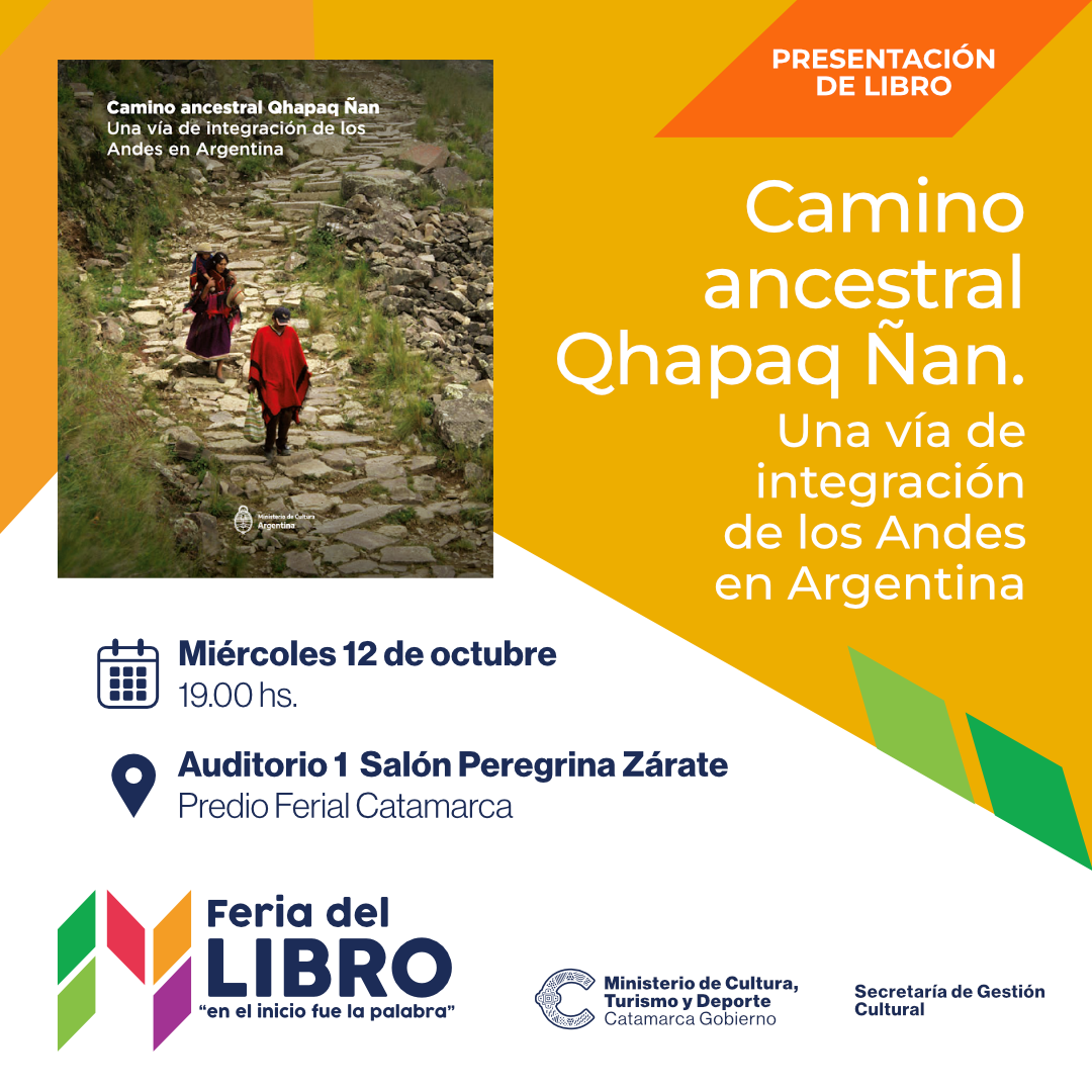 flyer Feria Libro - Presentacion Qhapaq