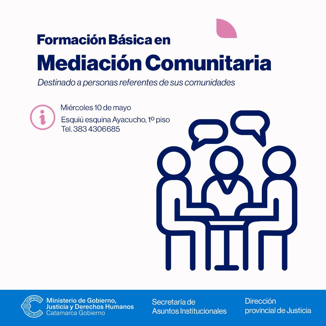 Formación Básica en Mediación Comunitaria