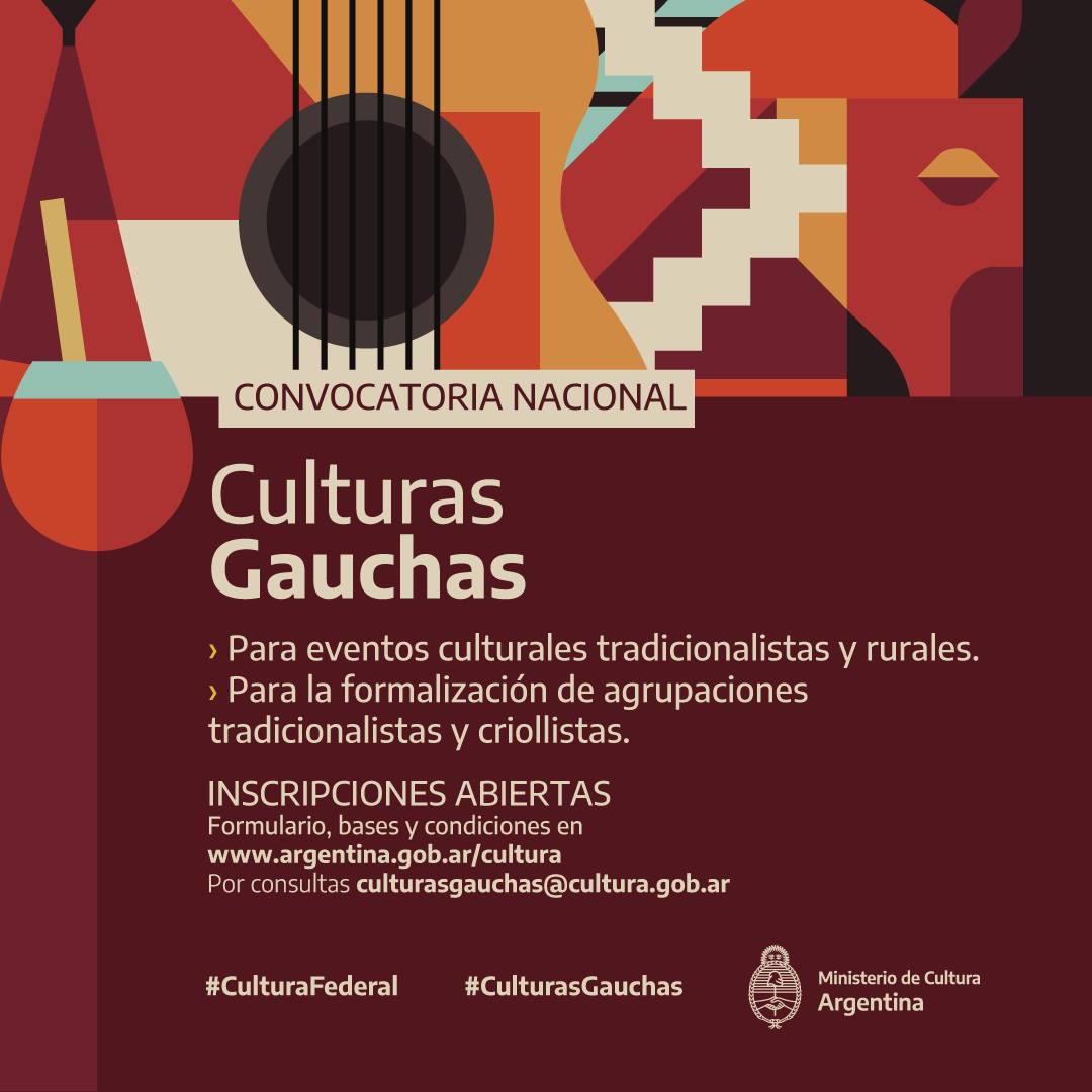 culturas gauchas flyer