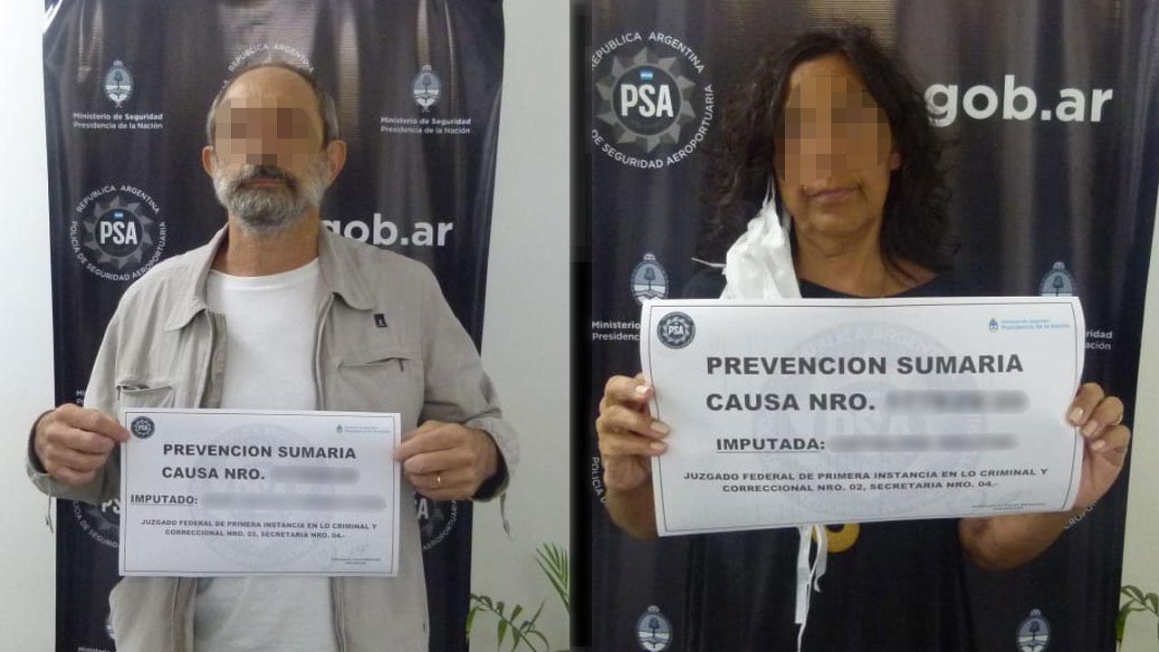 PAREJA DETENIDA EZE
