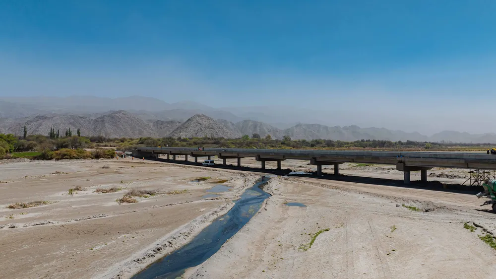 El puente de Las Mojarras en Santa María está en su etapa final de obra (1)
