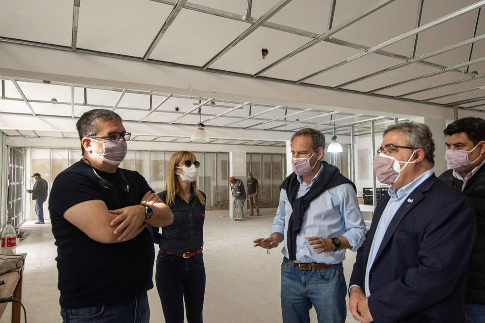 Supervisión de trabajos en el Malbrán