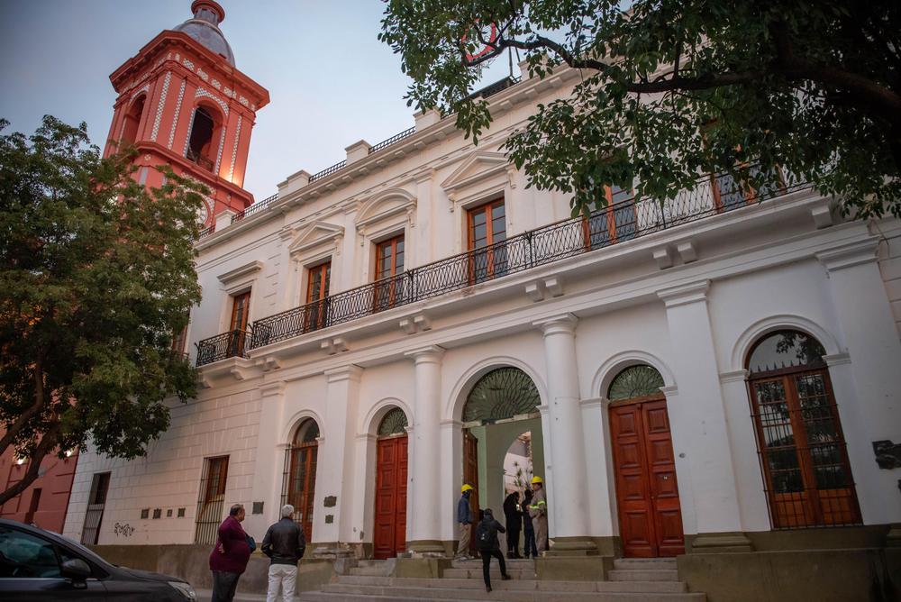 La obra en la antigua Casa de Gobierno tiene un avance importante y estaría finalizada en agosto