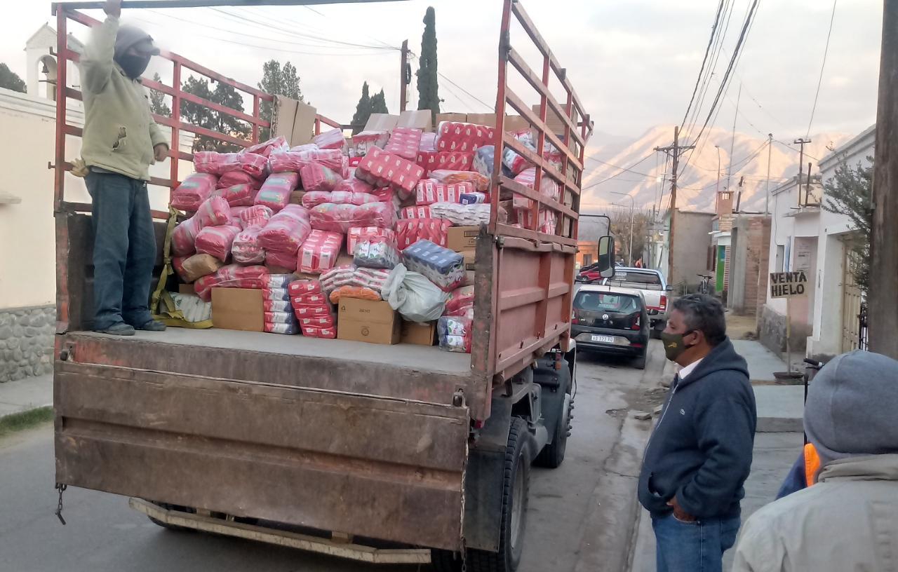 Llegó La Mercadería Para Bolsones Alimentarios 8455