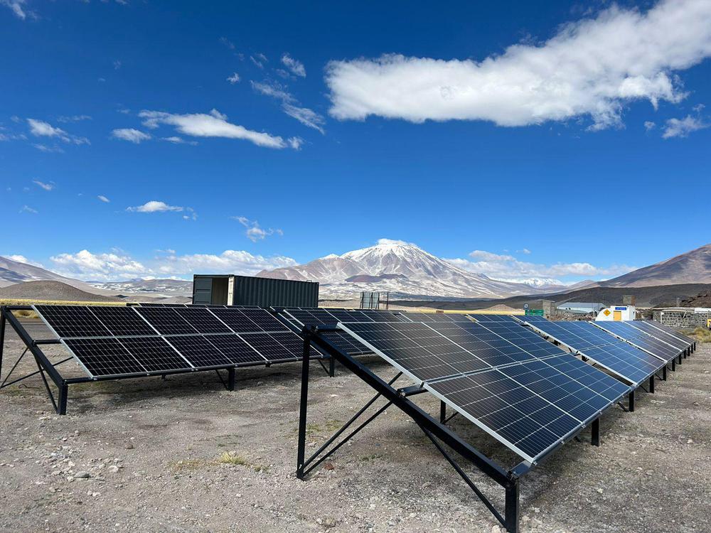 Puesta en marcha del nuevo parque solar en Paso San Francisco