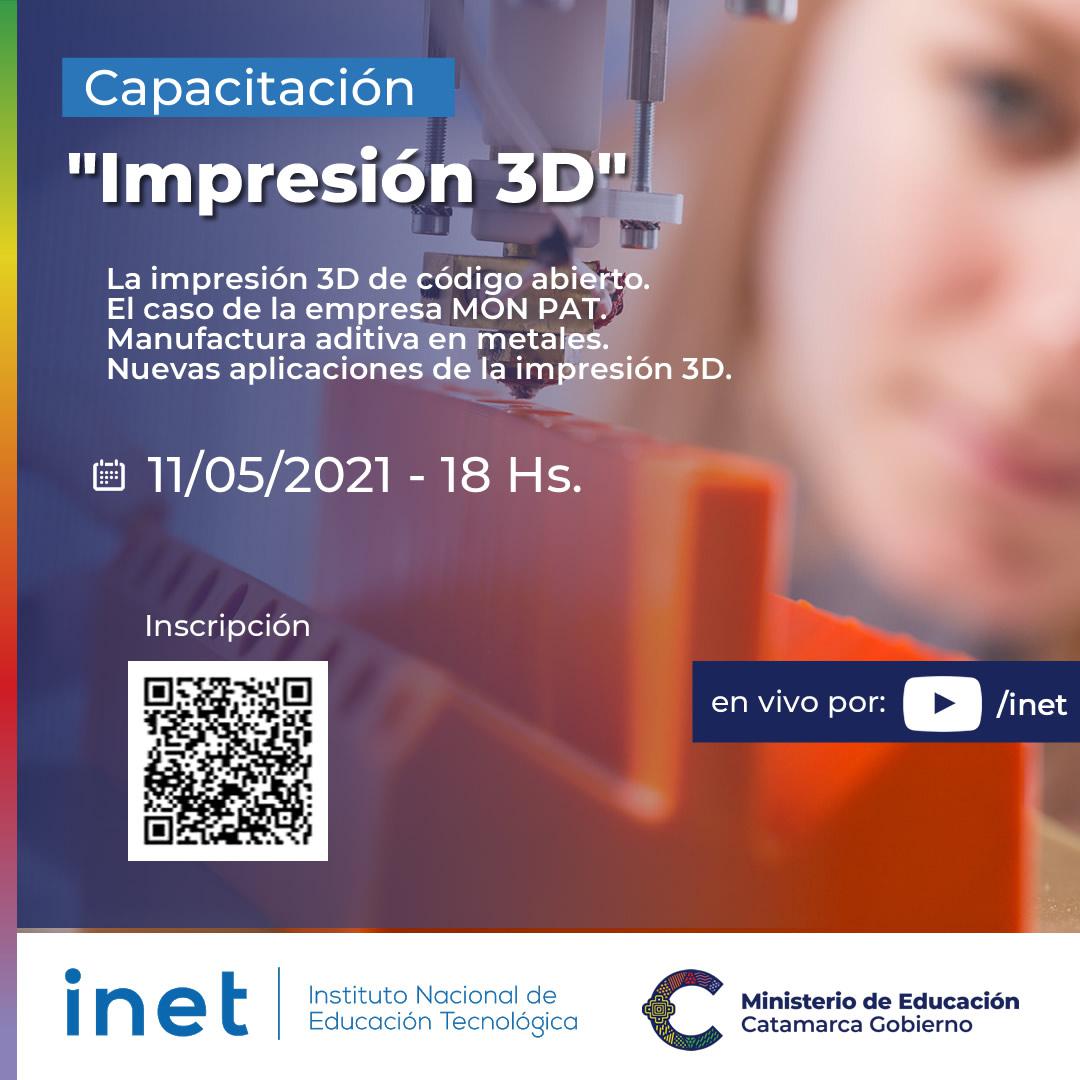 Educación - curso impresion 3D inet
