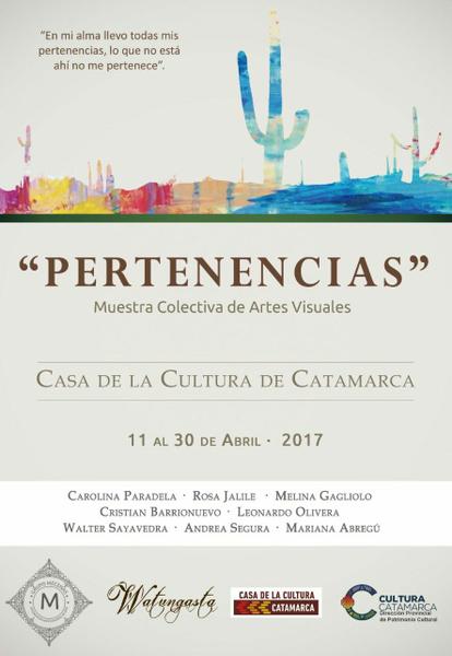 muestra pertenencias 2017 flyer