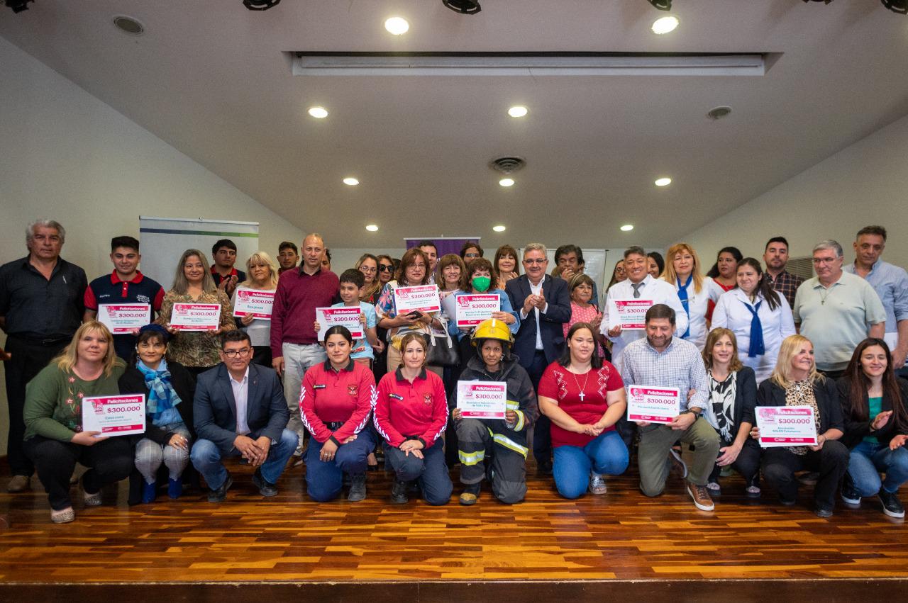 La Caja de Crédito y Prestaciones de Catamarca entregó 4,5 millones de pesos a entidades de bien público