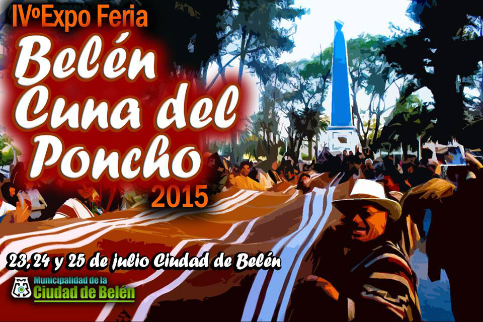 Llega la feria “Belén, Cuna del Poncho”