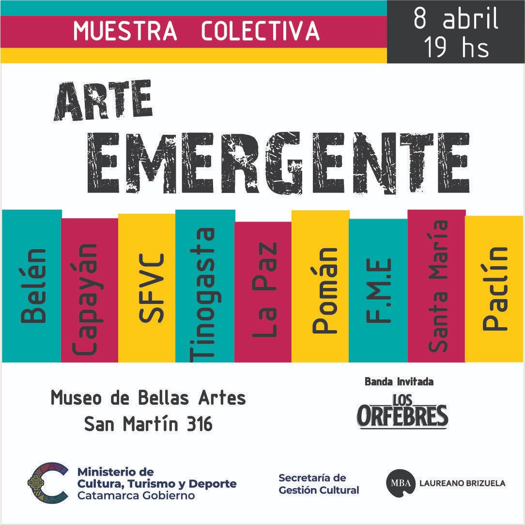 Arte emergente flyer