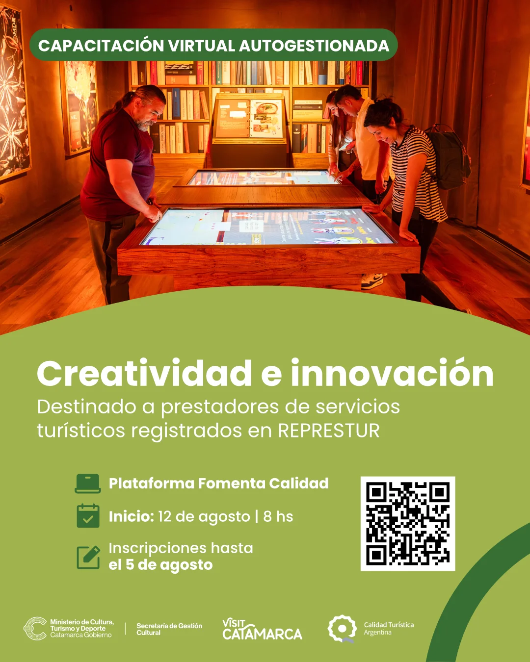 flyer capacitacion Creatividad e Innovacion