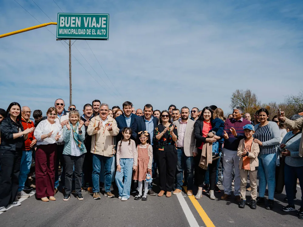 Quedó inaugurada la pavimentación de Ruta 42 (1)