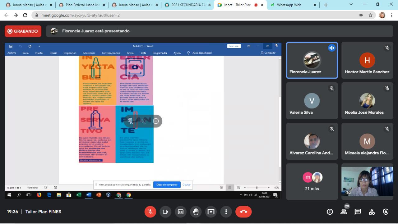 Taller virtual para alumnos del Plan FinES2