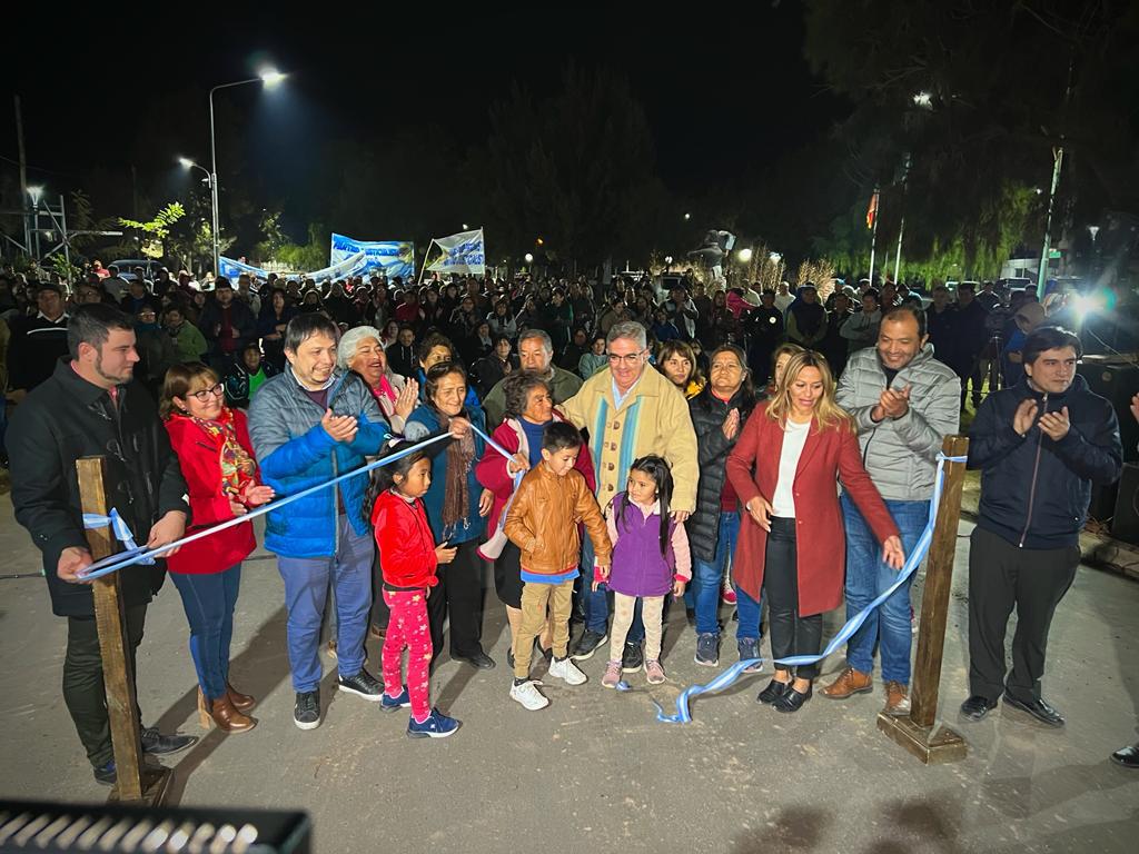 Quedó inaugurada la obra de renovación del acceso principal a Fiambalá
