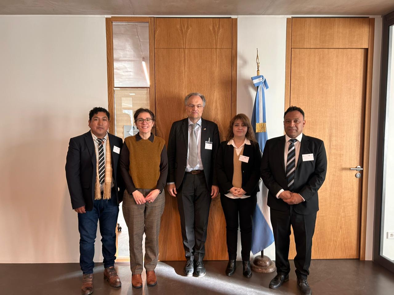 Reunión con el director del Centro Universitario Argentino-Alemán