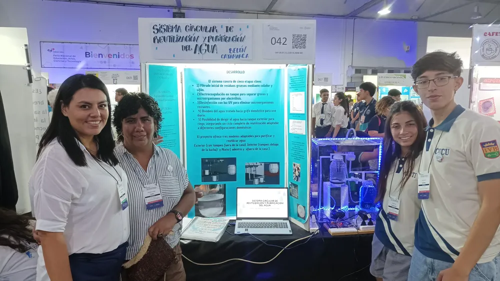 Estudiantes catamarqueños participan en la 4ta fase de la Feria Nacional de Ciencias en CABA