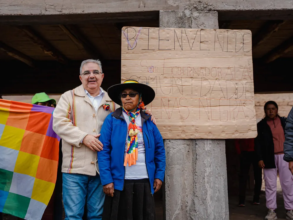 Peñas negras recibió la visita de un Gobernador por primera vez en la historia (1)