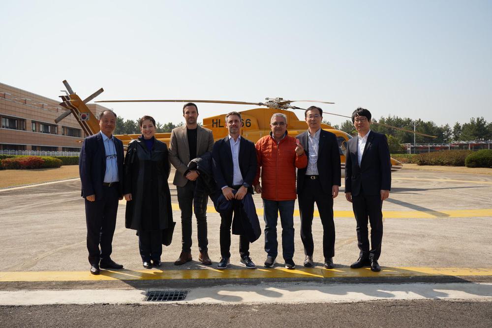 Raúl visitó la planta de POSCO y se reunió con representantes de la estatal KOMIR (1)