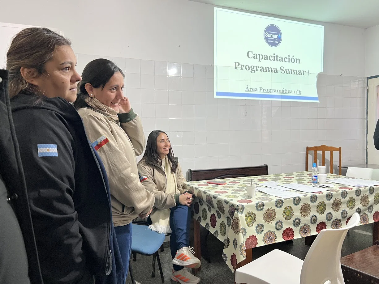 Sumar+ capacitó al equipo del Hospital de Bañado de Ovanta