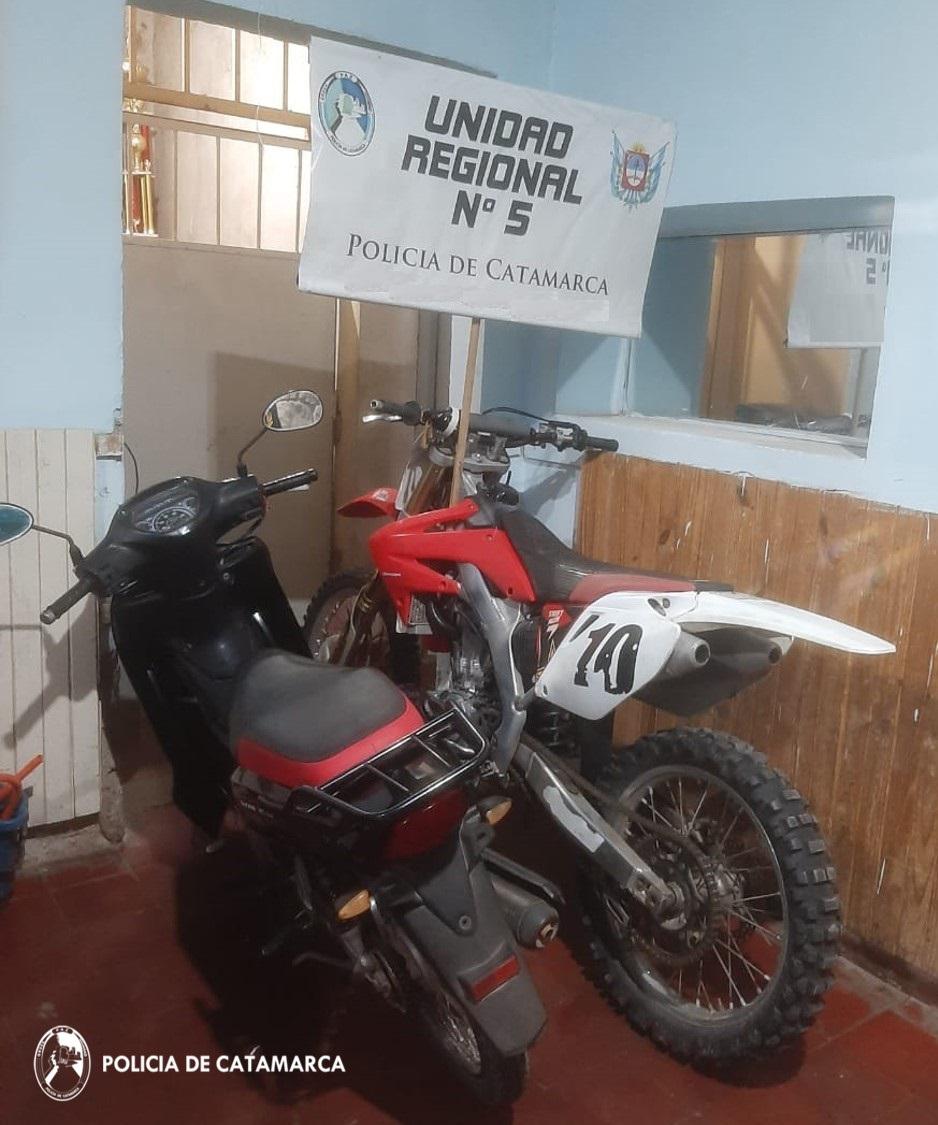 Secuestro moto Tinogasta