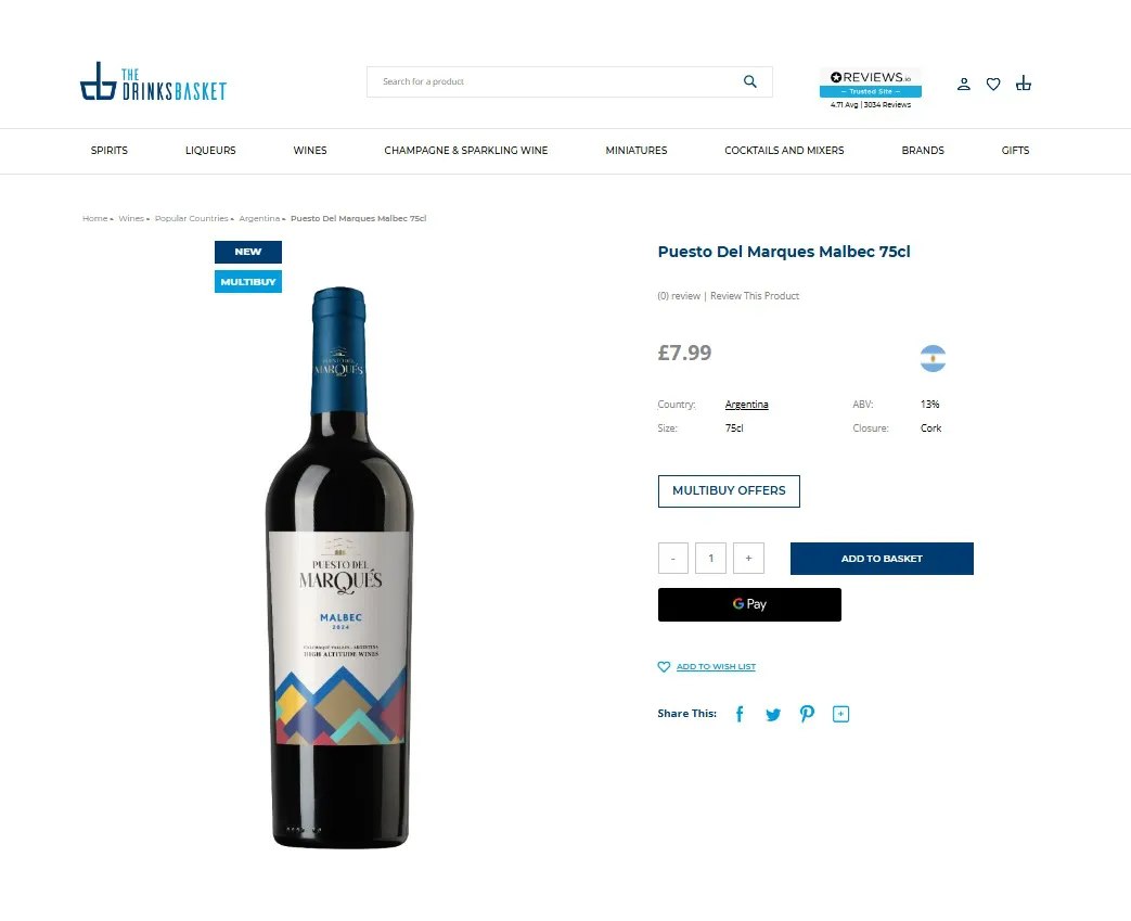 Vinos santamarianos se comercializan en Reino Unido (1)