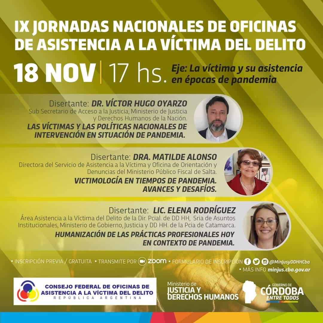 Jornadas Nacionales de Oficinas de Asistencia a la Víctima del Delito