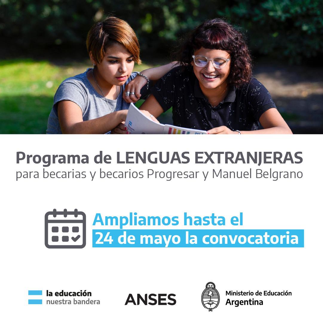 Becarios de Progresar podrán formarse en idiomas extranjeros