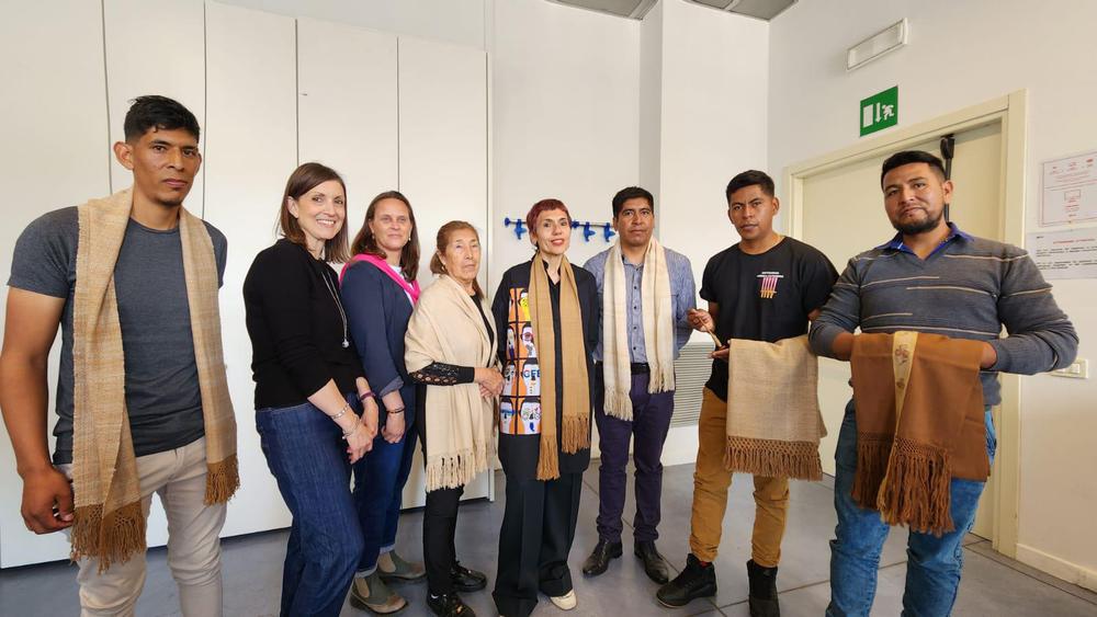 Raúl y artesanos iniciaron su agenda con visita el Instituto Europeo de Diseño 2
