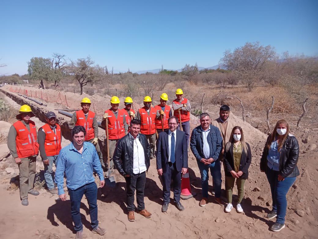 Juan Cruz Miranda realizó visitas de obra en Andalgalá 4