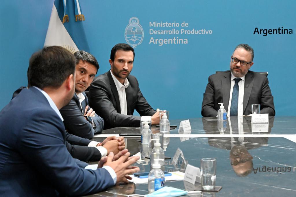Álvarez e intendentes se reunieron con Matías Kulfas